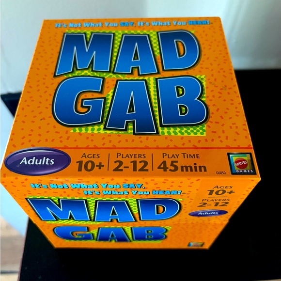 Mad Gab family fun game. Cards. Words. Ages 10+ Mattel 2009 - Picture 2 of 6